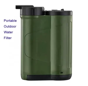 Eco Friendly Electric Portable Water Purifier 0.01 Micron Automatic Pumping Filter for Camping RV & Car Use