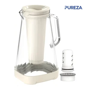 Eco Friendly Glass Water Pitcher Activated Carbon Filter Reduces Chlorine Lead Taste Food Grade BPA Free 10 Cup