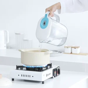 Eco-Friendly High pH Alkaline Ionizer Pitcher BPA Free Food Grade Plastic Double Activated Carbon Filter 1.2 Gallon Capacity