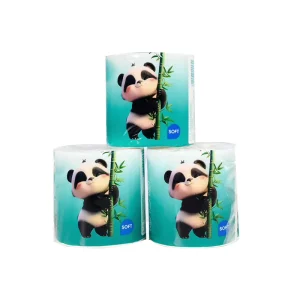 Eco Friendly Virgin Pulp Toilet Paper Virgin Wood Pulp Water Soluble Bathroom Toilet Tissue Paper for Family Use