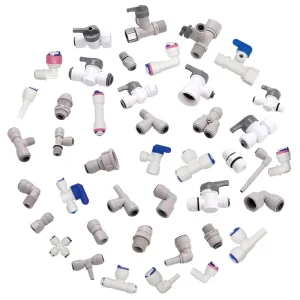 Elbow 1 2 Tee Quick Connect tank Valve Ball Valve Check Valve Tube RO Fittings Quick Connector 1 4 3 8