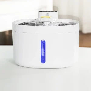 Elecpet Pet Water Dispenser White Motion Sensor Automatic Drinking Fountain for Cats