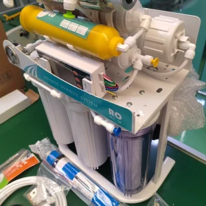 Electric 100GPD 7-Stage Reverse Osmosis Water Filter System with TDS Display for Home, Hotel, and RV Use