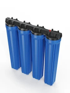 Electric 2.5 x 20-Inch Industrial Whole House 2-Stage Polypropylene and GAC Water Filtration System for Car and Outdoor Use