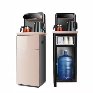Electric 220V Freestanding Water Dispenser Machine Touch Plane Control Stand Flooring Support New Design for Tea Bar
