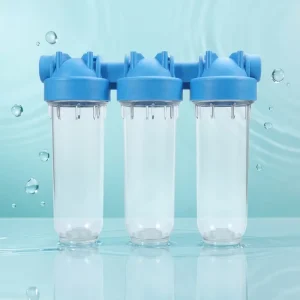 Electric 3-Stage Plastic Household Countertop Water Filter Housing, 50 GPD