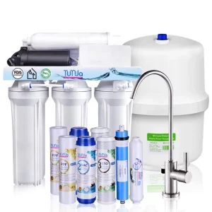 Electric 5 Stage Reverse Osmosis Home Water Purifier System for Household Pre Filtration and Water Filter