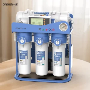 Electric 600GPD 5-Stage Tankless Reverse Osmosis Water Filter with TDS Display and Self-Cleaning Coffee Maker System