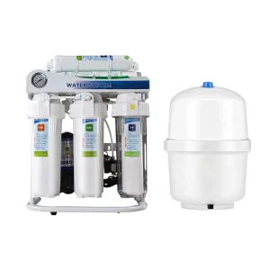 Electric 75 GPD 5-Stage Reverse Osmosis Water Purifier with Direct Drinking Water Filter for Household Use