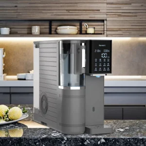 Electric Alkaline Mineralized Reverse Osmosis Water Dispenser Easy Installation Hot Cold Hydrogen UV Purifier for Hotels Plastic