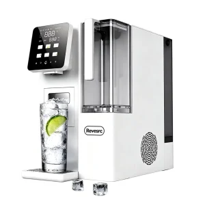 Electric Countertop Hot Cold Water Dispenser Ice Maker Water Purifier Hygienic Filter for Home Cafe RV Use
