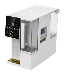 Electric Countertop Plastic Water Dispenser with Reverse Osmosis System, Hot and Cold Water, Ice Maker and 2100W Power
