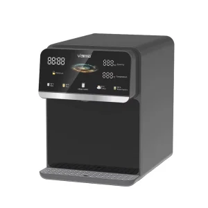 Electric Countertop Reverse Osmosis Water Dispenser for Household and Hotels with Heating and Plastic Material
