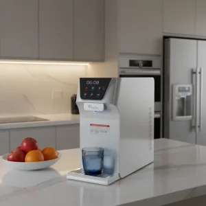 Electric Countertop Water Dispenser with Instant Hot and Compressor Cold Water for Home and Office Stand Installation