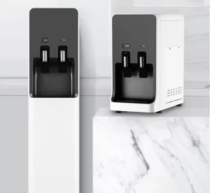 Electric Countertop Water Filter Dispenser Hot Cold RO Purifier System Plastic Standing Design Household Outdoor