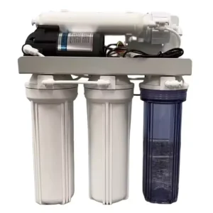 Electric Direct-Flow Plastic Reverse Osmosis Water Filter System with Self-Cleaning for Home and Hotel Use