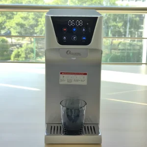Electric Freestanding Hot and Cold Water Dispenser with Countertop Filter and Plastic Housing