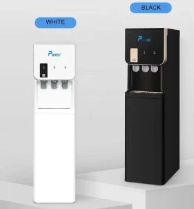 Electric Freestanding RO Water Purifier and Cold and Hot Water Dispenser with Plastic Housing for Home and Office Use