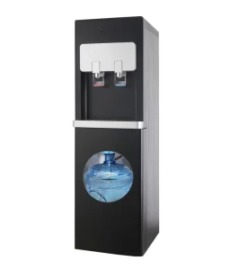 Electric Freestanding Smart Water Dispenser with Hot and Cold Water, Storage Bucket, Bottom Loading, and Compressor Cooling