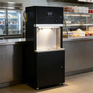 Electric Hot and Cold Commercial Reverse Osmosis Drinking Water Station with 5-Stage Filtration