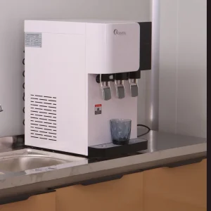 Electric Household Water Dispenser with 3 Taps Instant Hot & Cold Desktop Water Filter for Hotels Plastic Housing