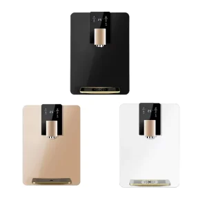 Electric Instant Hot Water Dispenser, Wall-Mounted Tankless Commercial Drinking Water Dispenser, Plastic, Child Lock