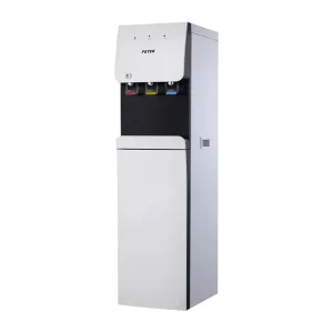 Electric Manual Triple Tap Vertical Hot and Cold Water Dispenser Stainless Steel Stand Housing Freestanding Household Desktop