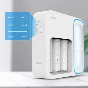 Electric Osmosis Inversa Water Filter System for Household and Hotel Use Self-Cleaning RO Purifier with Manual Power Source