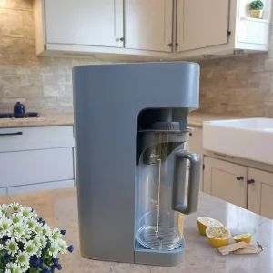 Electric Outdoor Water Purifier System Countertop Reverse Osmosis Filter Glass Jar Alkaline Water Household Car RV