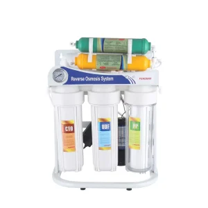 Electric Plastic 6-Stage Under-Sink Reverse Osmosis Water Filter System