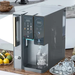 Electric Plastic Portable Bullet Ice Maker and Mini Reverse Osmosis Water Dispenser