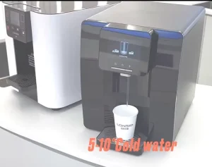 Electric Reverse Osmosis Hotel Use Cold Hot Warm Filter Water Dispenser with Direct Connection and Bottleless POU System