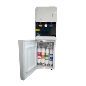 Electric Reverse Osmosis Water Cooler Dispenser and Purifier with UF Filter, Plastic Housing for Household Kitchen Garage Use