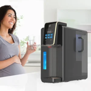 Electric Reverse Osmosis Water Purifier with Instant Hot Water Dispenser for Household, Desktop, Hotel, Car, RV, and Outdoor Use, Plastic