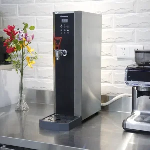 Electric Stainless Steel Automatic Hot Water Dispenser LED Display 15L Capacity Smart Catering Dispenser for Household Hotel Use