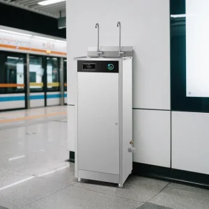 Electric Stainless Steel Water Cooler with Hot and Cold Water and RO System