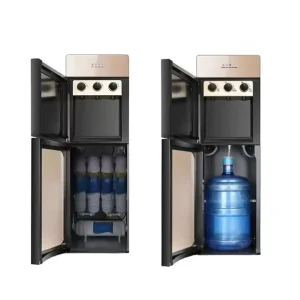Electric Stand Mounted Hot Cold Water Dispenser Stainless Steel Plastic Water Cooler Outdoor Household Hotel Car RV Europe