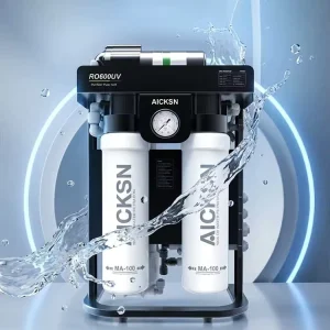 Electric Tankless Under Sink 600GPD RO Water Purifier with UV for Hotel and Household Use Plastic Material