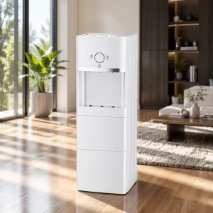 Electric Top-Load Hot and Cold Water Dispenser with Ice Maker for Household, Hotel, and RV Use