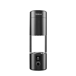 Electric USB Battery Hydrogen-Rich Water Generator Cup 5000ppb Content Display Stainless Steel Dual Mode Household Use