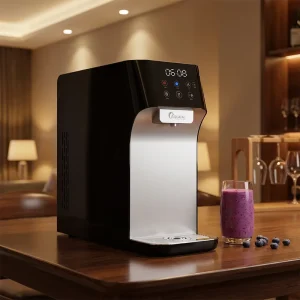 Electric USB Powered Countertop Water Filter System with UV Purifier Hot Cold Reverse Osmosis Safe Drinking Filtration