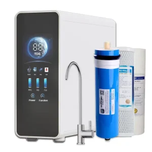 Electric Under Sink Plastic Household Water Purifier with RO Reverse Osmosis 4 Stage Filtration Self Cleaning