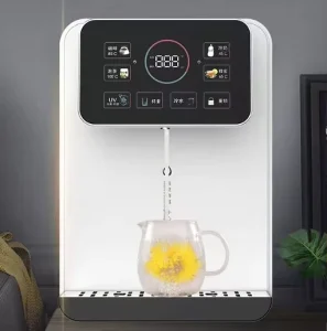 Electric Wall-Mounted Plastic Hot and Cold Water Dispenser Purifier with Faucet and 5-Stage Filtration for Home and Hotel