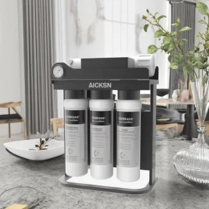 Electric Whole House Sink Reverse Osmosis Water Filter System Self Cleaning 5 Stage Filtration 200 GPD for Household Use