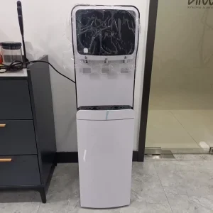 Electronic Cooling Standing Pipeline Water Dispenser with 3 Faucets and UF System