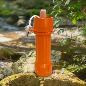 Emergency Travel Hiking Camping Survival Clean Drinking Water Filter Personal Portable Outdoor Water Purifier Straw