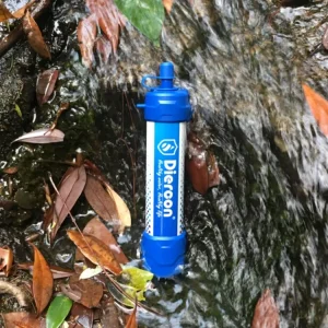 Emergency Water Filter Straw, Portable Purifying Device for Hiking & Travel