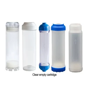 Empty Refillable Filter Cartridge Body 10 Inch and 20 Inch for Softener Resin