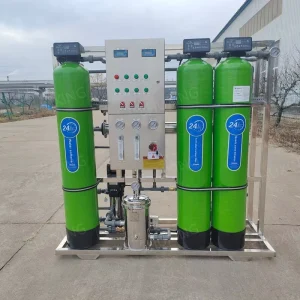 Energy-Saving RO Water Filter System 500LPH FRP Carbon Filter and Softener Water Filter Machine for Hotel Water Treatment