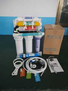 Ewater 7 Stage 100GPD Whole Home Water Filtration System Drinking Desktop RO Filter Purifier Machine Pump